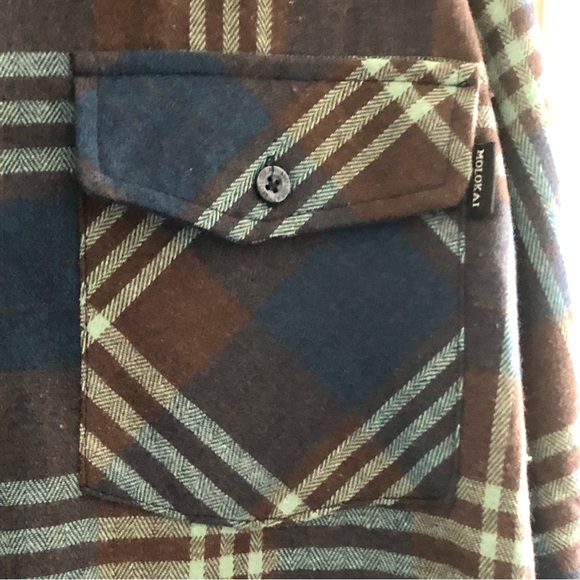 NWT Molokai Surf Co Flannel Shirt Jacket Sz XL - Picture 3 of 10